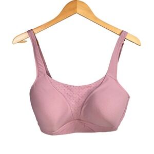 Lululemon Sports Bra Womens 36E Purple Adjustable Straps Back Closure Support